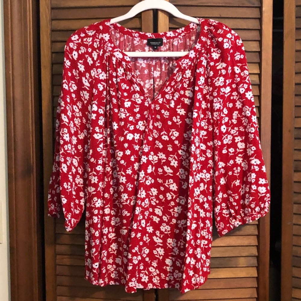 Jones & Co Jones New York blouse top • Sz 1x